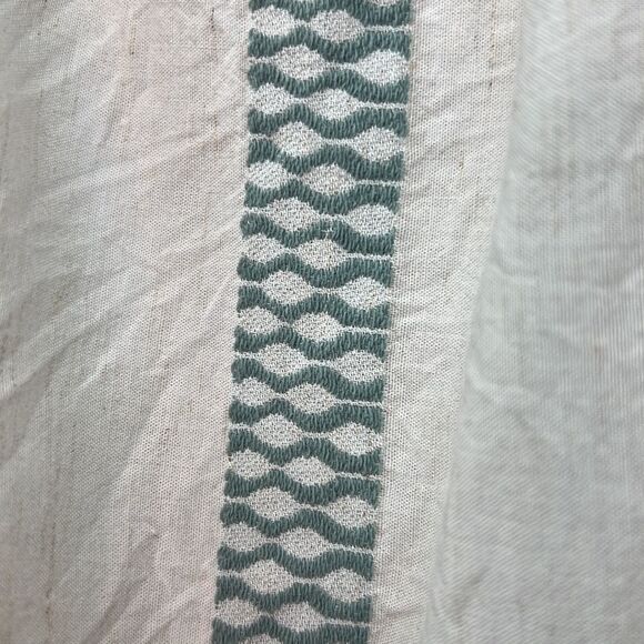 Splendid Elian Square Neck Tank Top size XL cream/teal - Picture 6 of 14